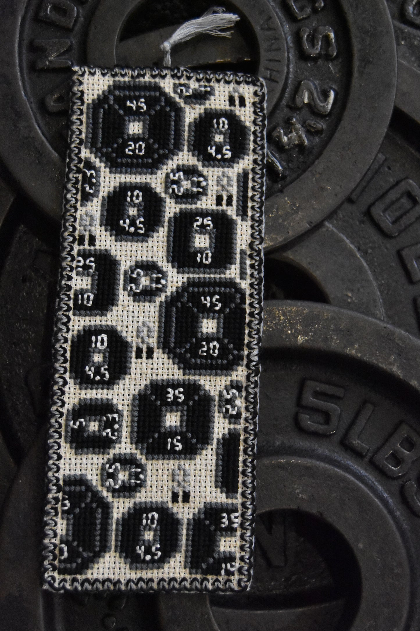 Weight Plate Bookmark