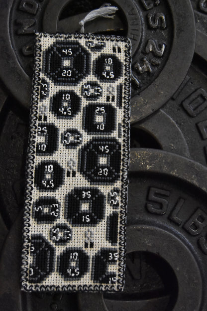 Weight Plate Bookmark