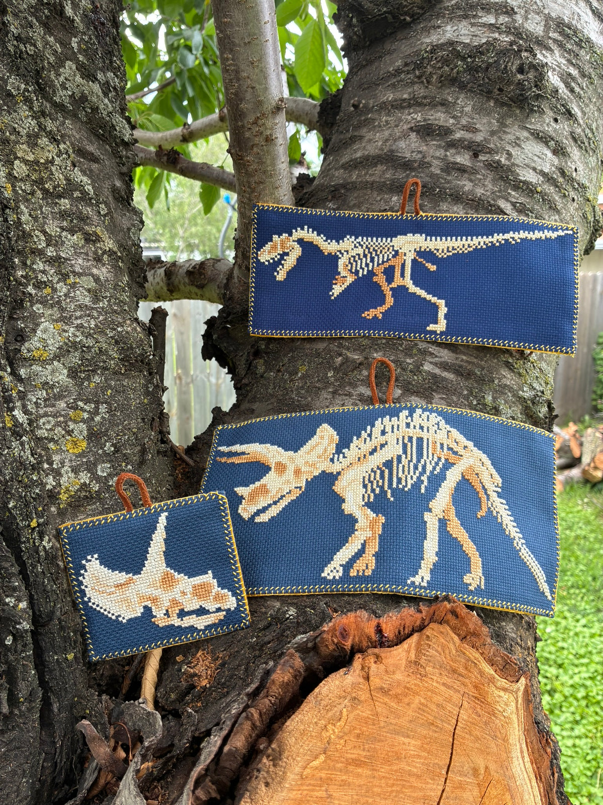 Allosaurus and Triceratops Collection PDF Patterns
