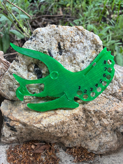3-D Printed Triceratops Floss Organizer