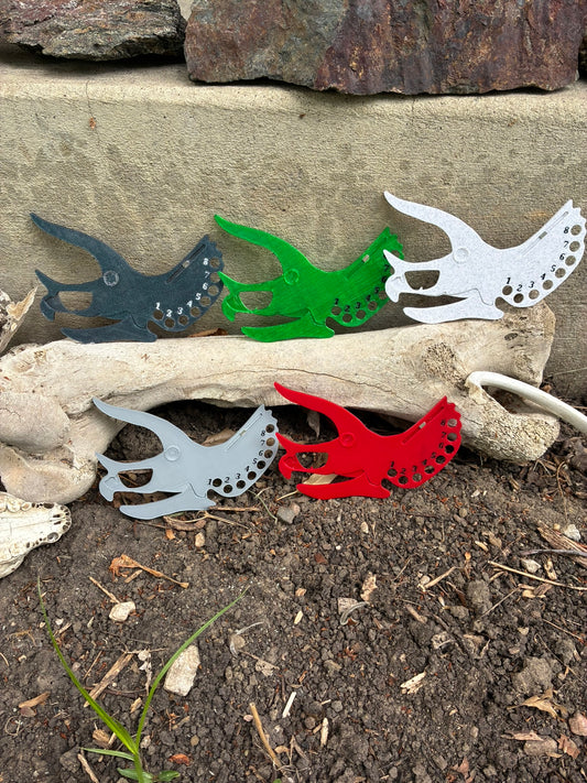 3-D Printed Triceratops Floss Organizer