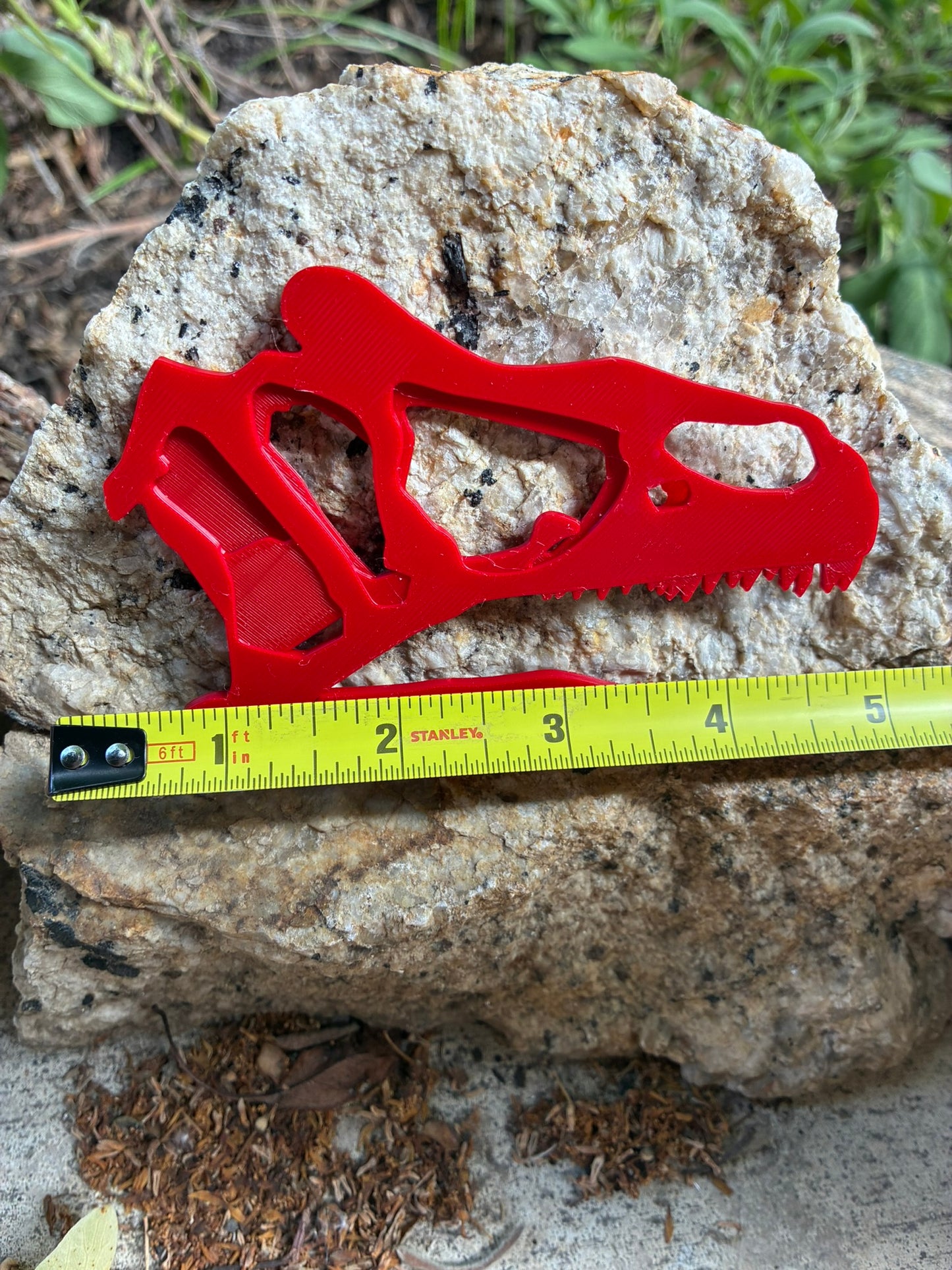 3-D Printed Allosaurus Floss Organizer