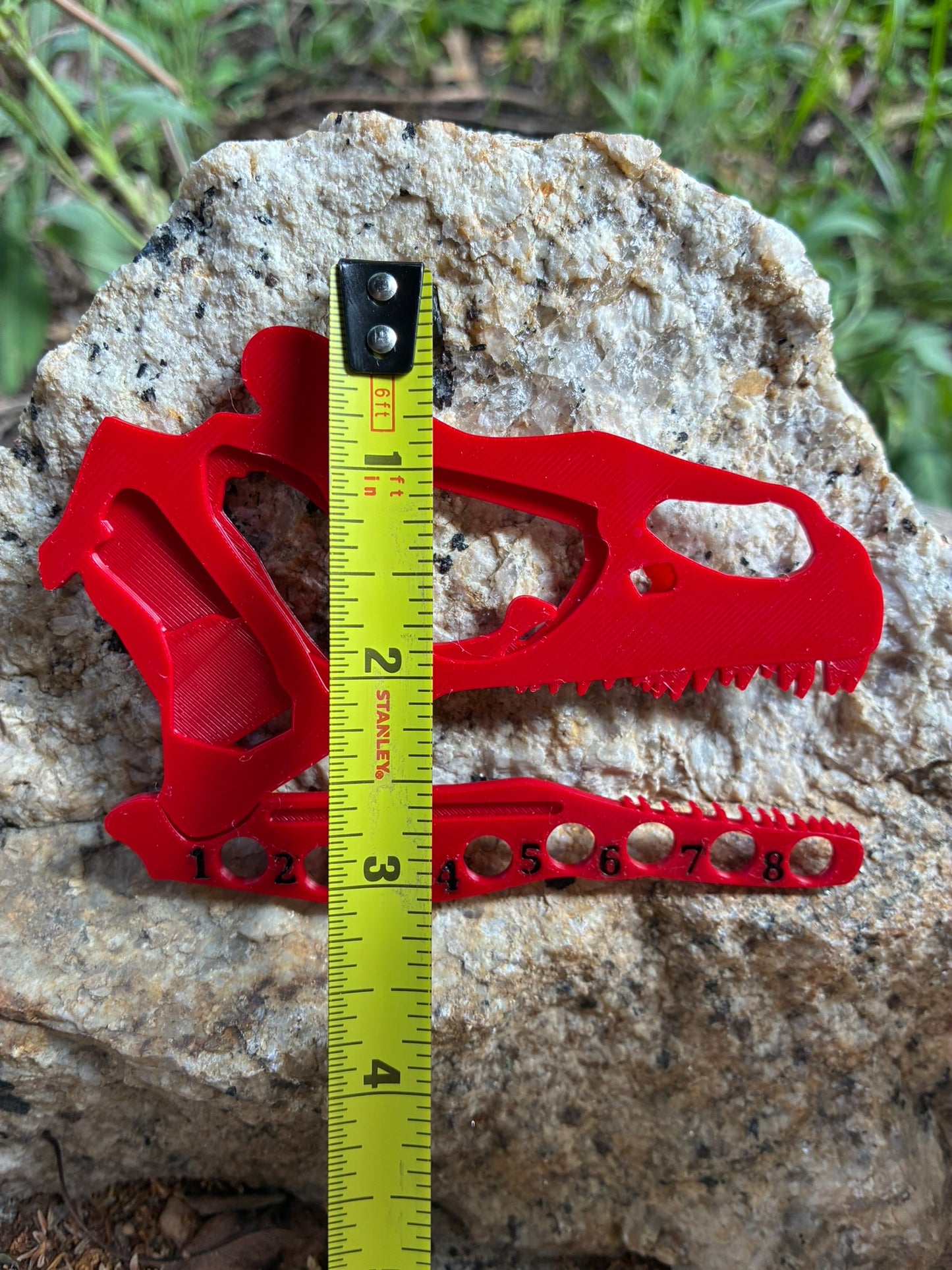 3-D Printed Allosaurus Floss Organizer
