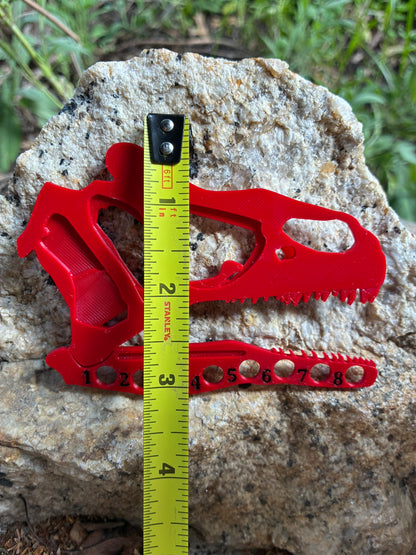 3-D Printed Allosaurus Floss Organizer