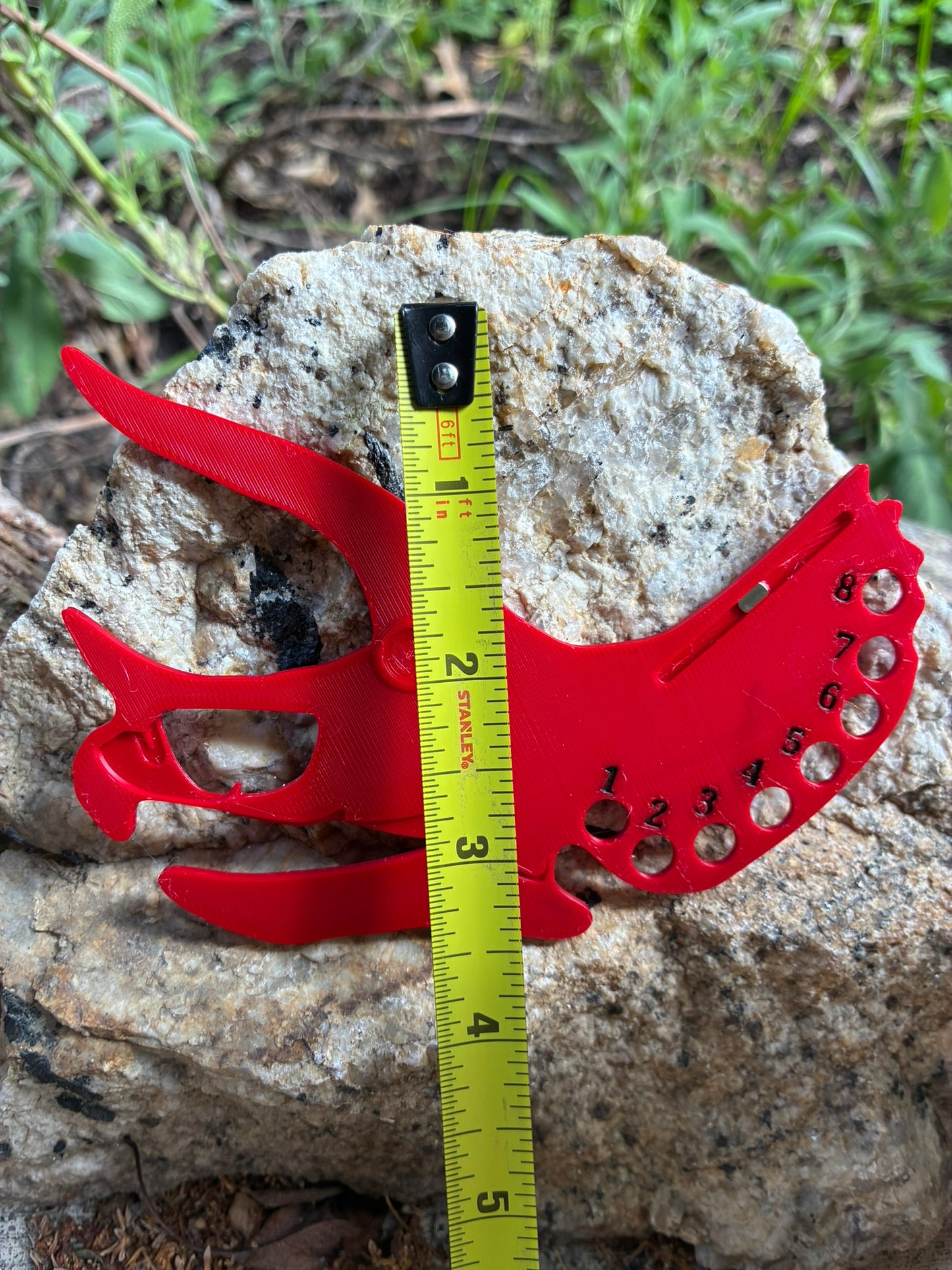 3-D Printed Triceratops Floss Organizer