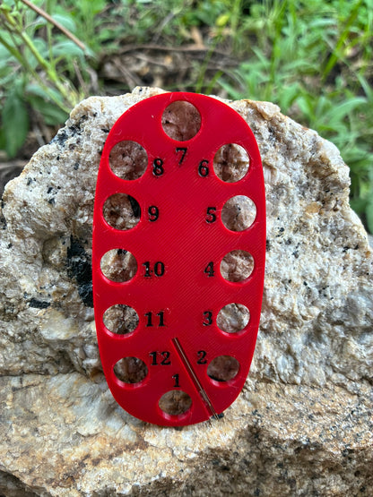3-D Printed Oval Floss Organizer