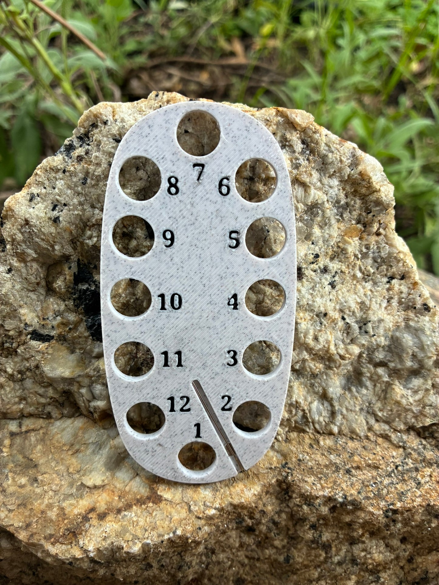 3-D Printed Oval Floss Organizer