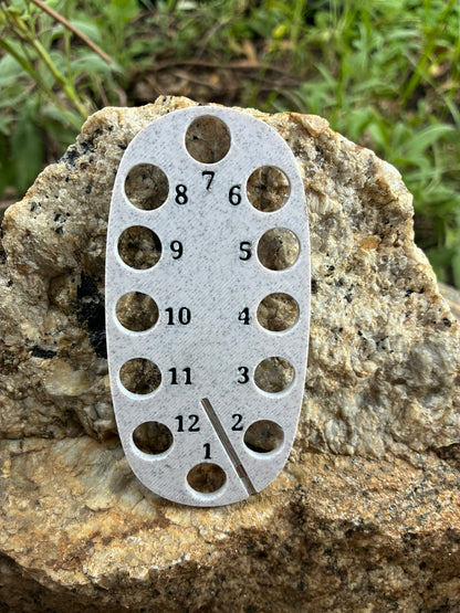 3-D Printed Oval Floss Organizer
