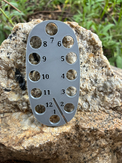 3-D Printed Oval Floss Organizer