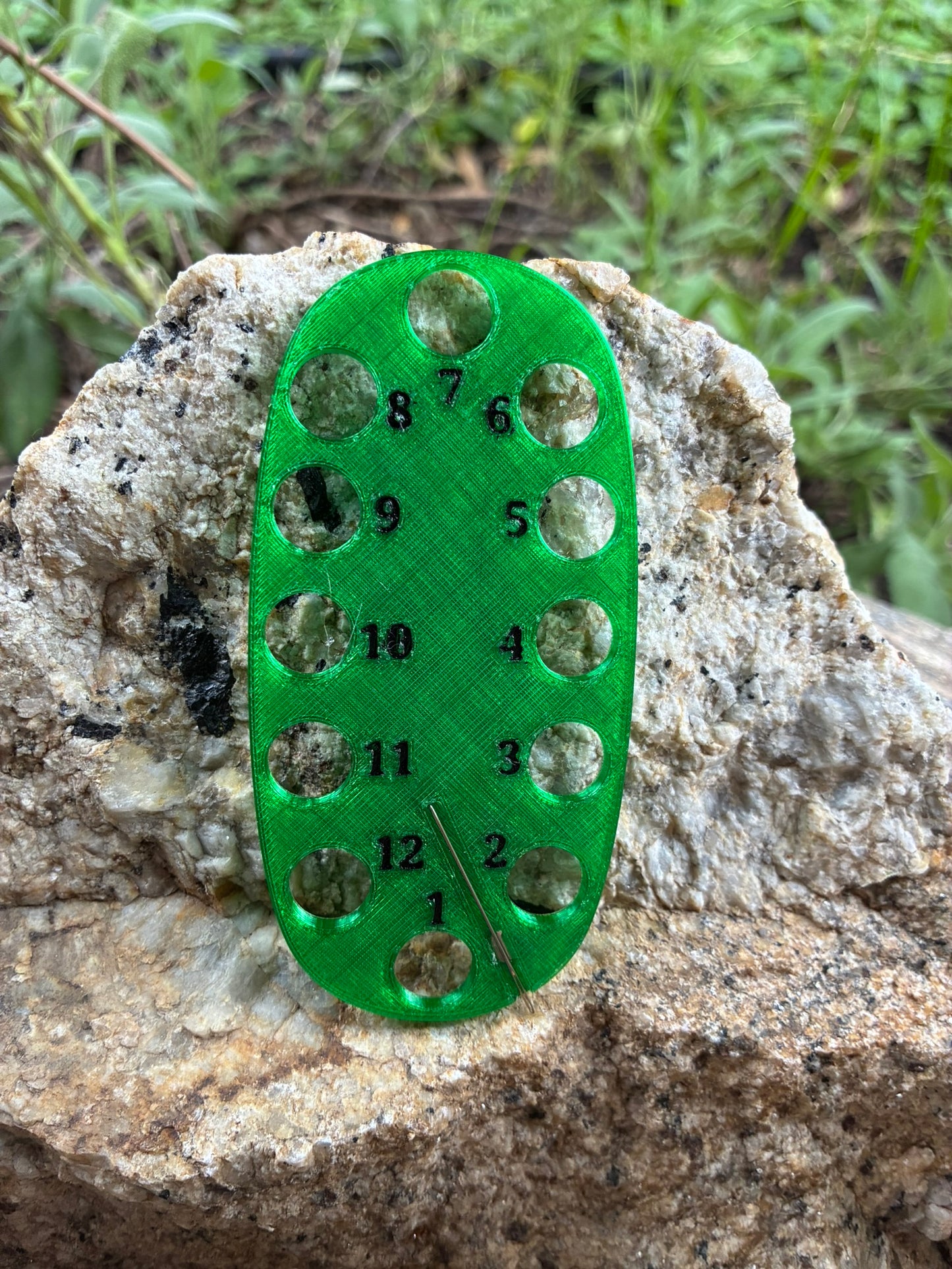 3-D Printed Oval Floss Organizer