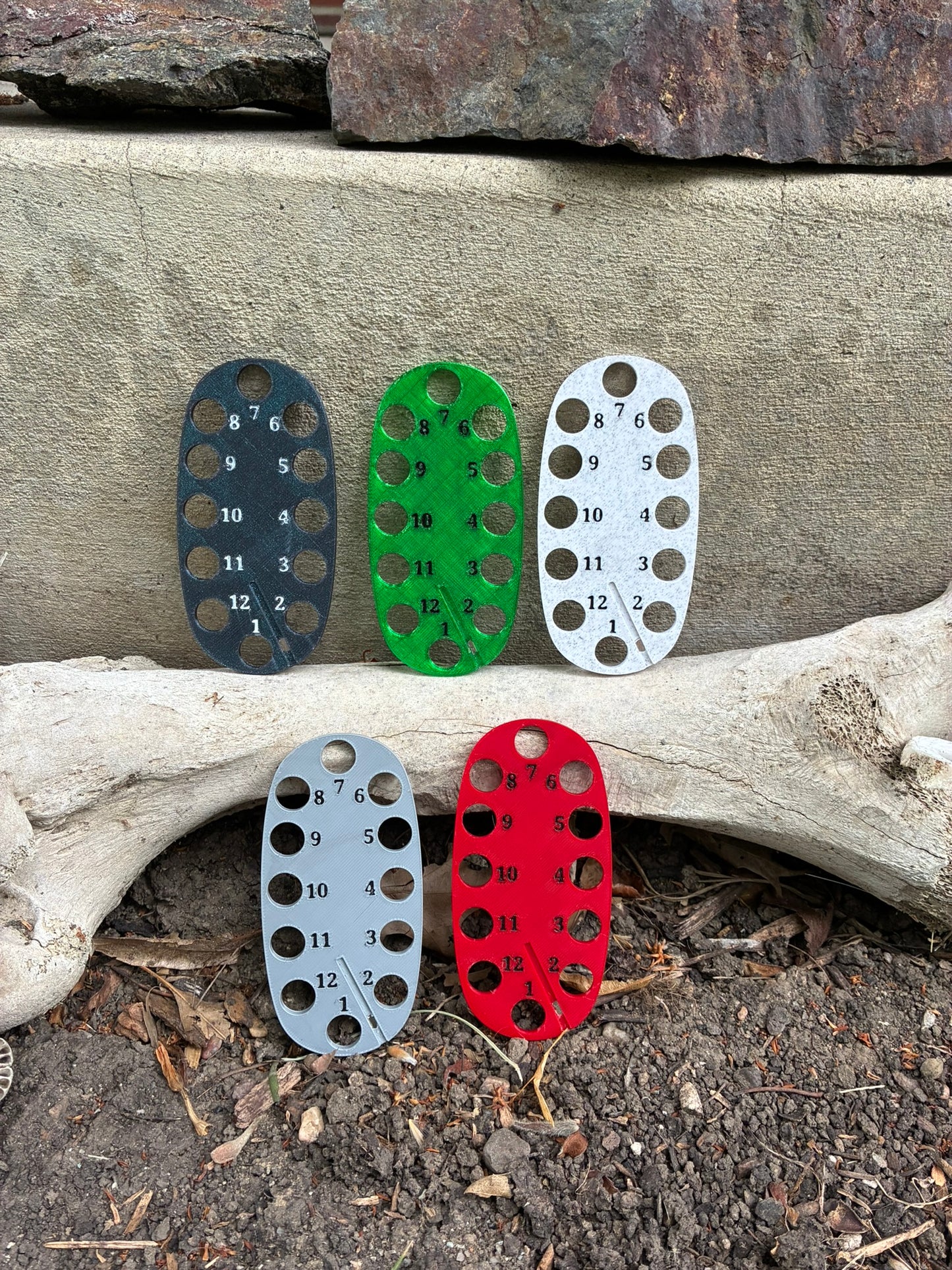 3-D Printed Oval Floss Organizer