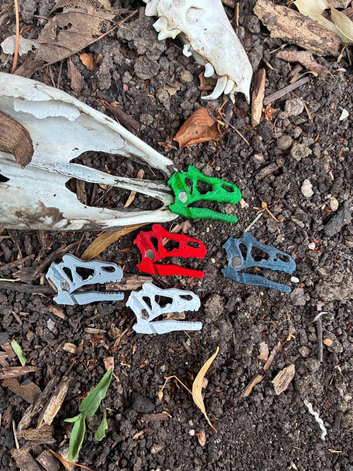 3-D Printed Allosaurus Needle Minder