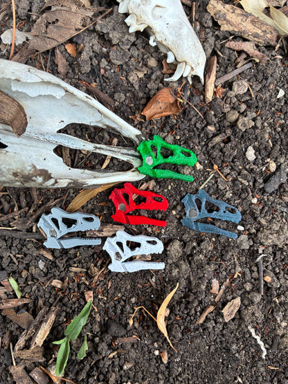 3-D Printed Allosaurus Needle Minder