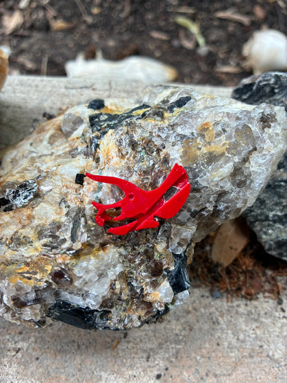 3-D Printed Triceratops Needle Minder