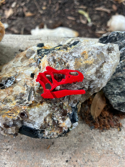 3-D Printed Allosaurus Needle Minder